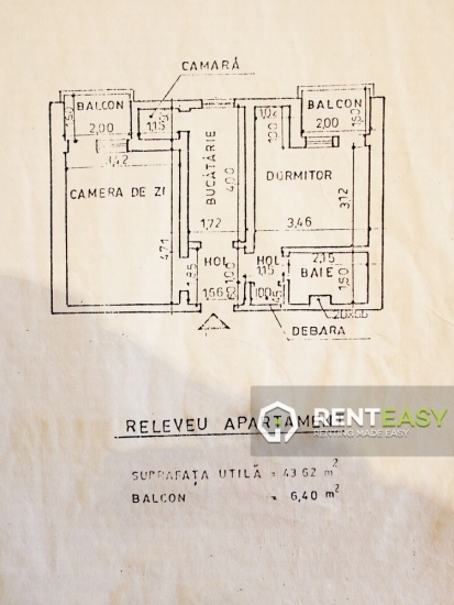 Ideal investitie! Apartament cu 2 camere pe Independentei