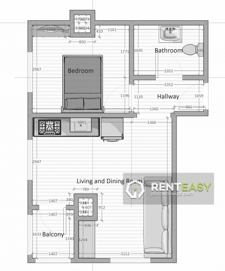 Ideal investitie! Apartament cu 2 camere de vanzare in zona Palas