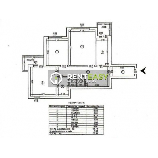 De vanzare! Apartament cu 3 camere situat pe Bulevardul Independentei
