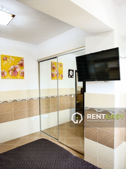 Bloc nou! Apartament cu 2 camere de inchiriat in Centru zona Palas