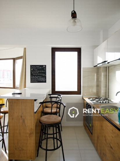Prima inchiriere! Apartament cu 2 camere de inchiriat cu cheltuieli incluse in bloc nou zona - Palas
