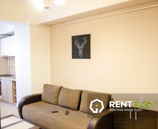 Apartament cu 2 camere de inchiriat in bloc nou situat in zona Centrala - Palas